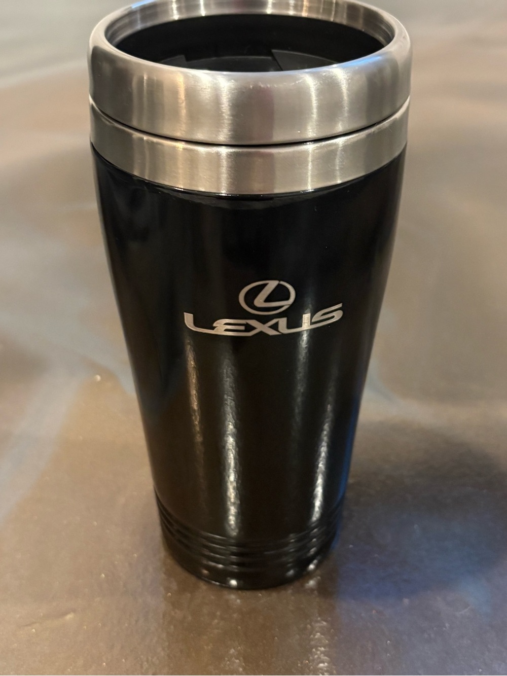 Lexus Logo Black 14 oz Stainless Steel Tumbler Travel Mug Official Licensed NEW
